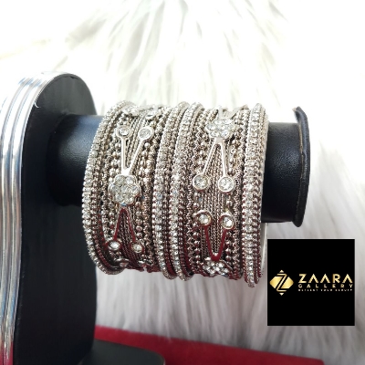 Picture of Fashionable Antique Style Bangles Set for Women & Girls (Imported) M-ASB824 for Women - 6 Pieces - Bangles