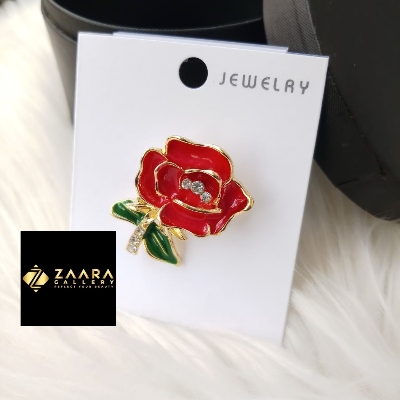 Picture of Stone & Metal Brooch/ Hijab Pin/ Saree Pin for Women (Imported) M-BRC-1170 - 1 Piece - Brooch - Brooch for Women - হিজাব পিন