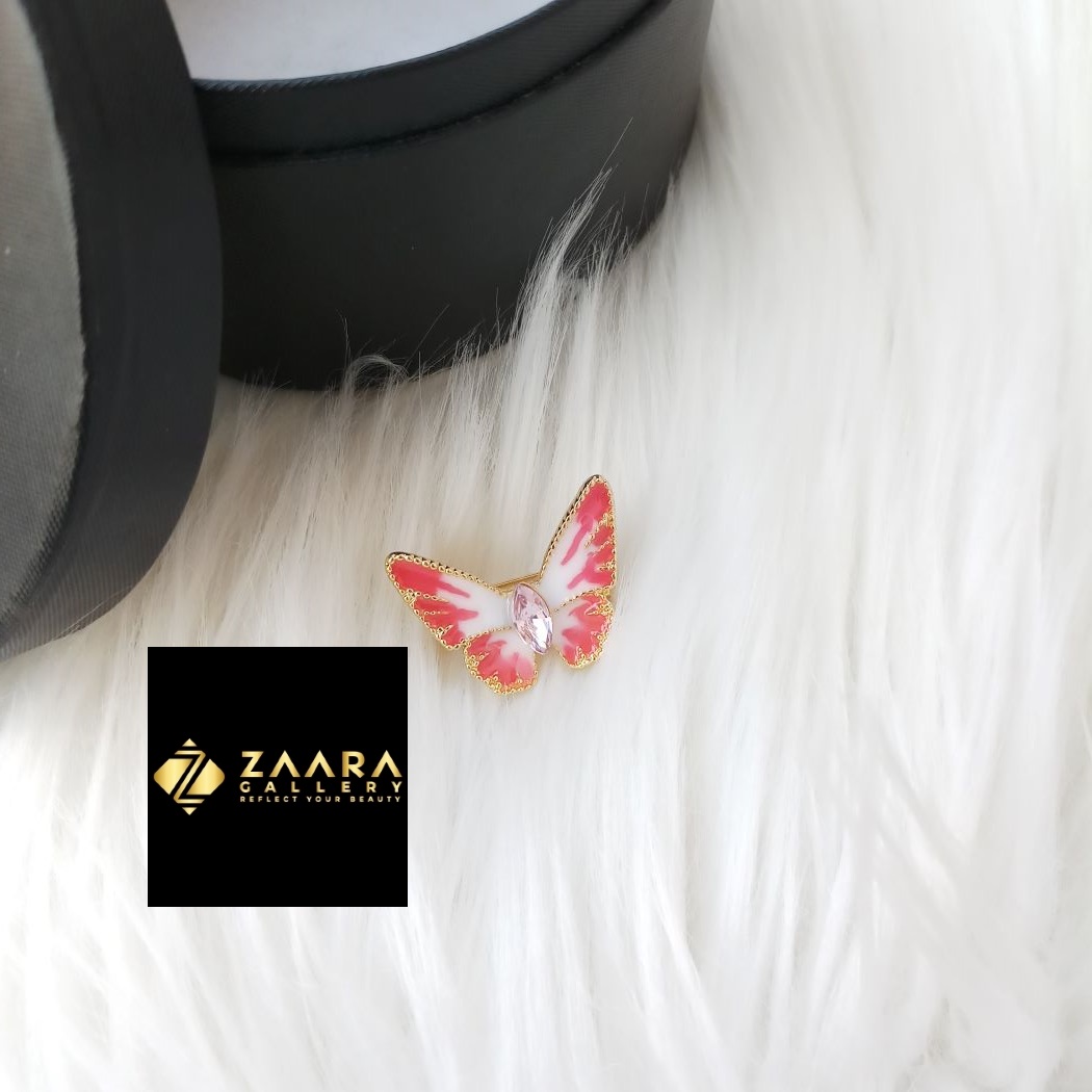 Picture of Stone & Metal Brooch/ Hijab Pin/ Saree Pin for Women (Imported) M-BRC-1210- 1 Piece - Brooch - Brooch for Women - হিজাব পিন