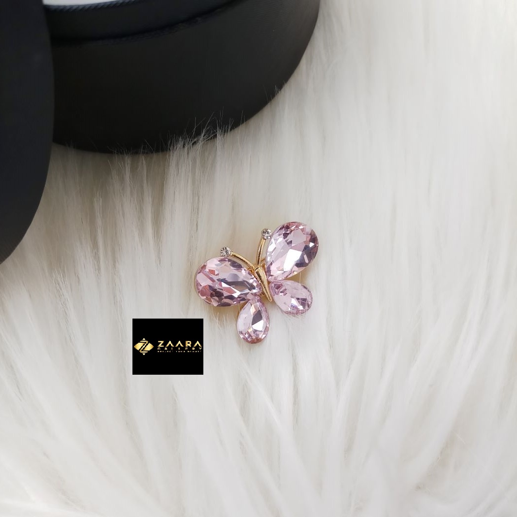 Picture of Stone & Metal Brooch/ Hijab Pin/ Saree Pin for Women (Imported) M-BRC-1213 - 1 Piece - Brooch - Brooch for Women - হিজাব পিন