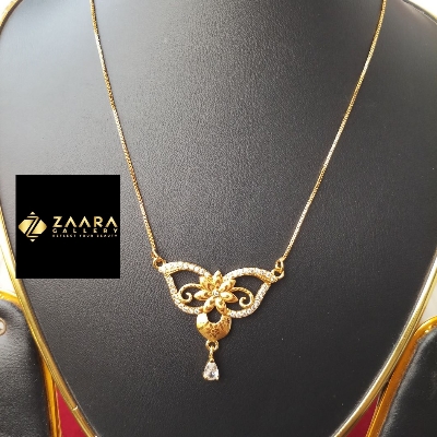 Picture of Fashionable Long Chain Stone Pendant /Locket Necklace For Women & girls M-LCP555-1 Piece - Pendant for Girls - Pendant for Women