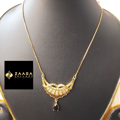 Picture of Fashionable Long Chain Stone Pendant /Locket Necklace For Women & girls M-LCP555-1 Piece - Pendant for Girls - Pendant for Women