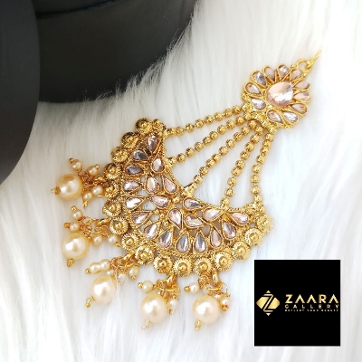 Picture of Trendy Modern Metal Stone Jhapta For Women (Imported) - 1 Piece (MSJ1213) - Jhapta – Tiklee Jhapta  - Jhapta for Women – Jhapta for Girls