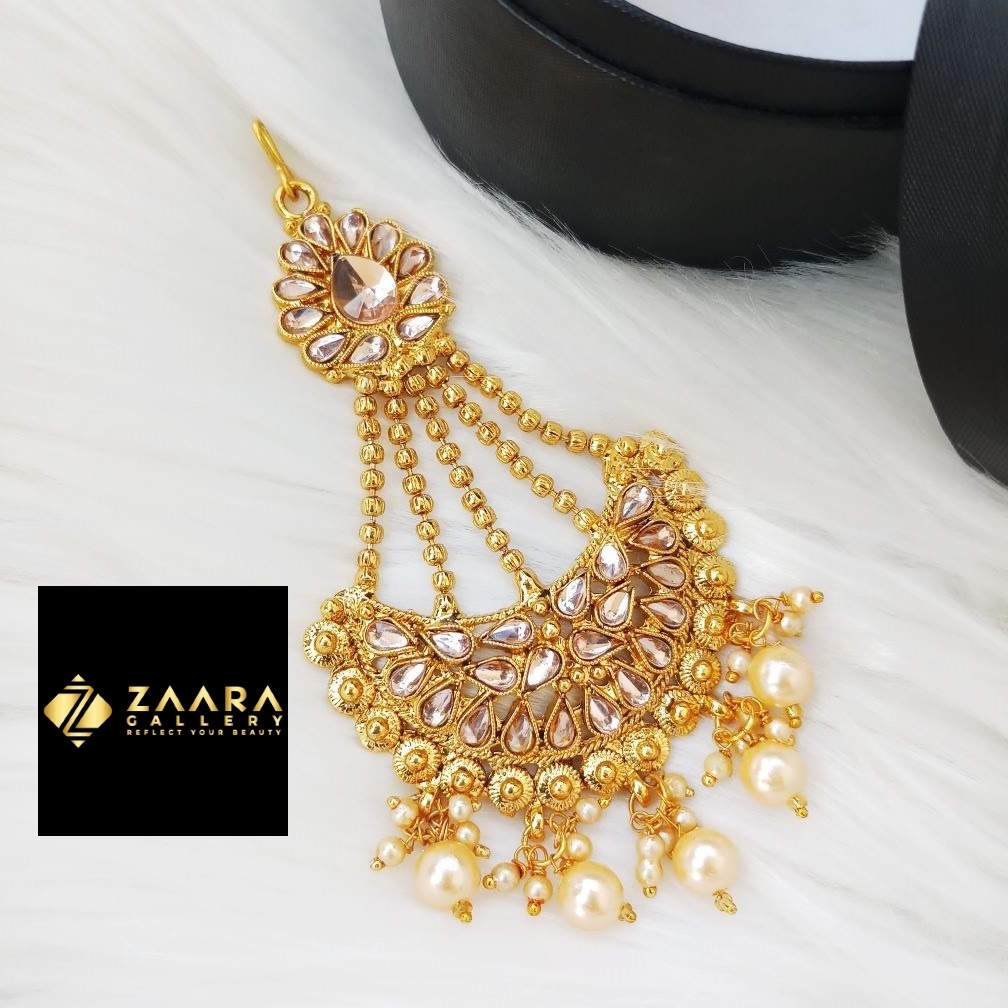 Picture of Trendy Modern Metal Stone Jhapta For Women (Imported) - 1 Piece (MSJ1213) - Jhapta – Tiklee Jhapta  - Jhapta for Women – Jhapta for Girls