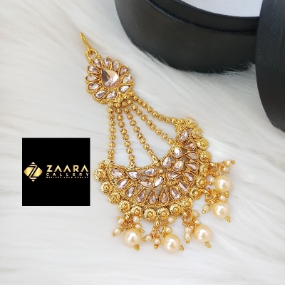 Picture of Trendy Modern Metal Stone Jhapta For Women (Imported) - 1 Piece (MSJ1213) - Jhapta – Tiklee Jhapta  - Jhapta for Women – Jhapta for Girls