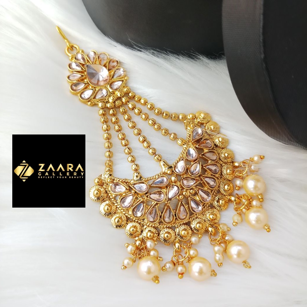 Picture of Trendy Modern Metal Stone Jhapta For Women (Imported) - 1 Piece (MSJ1213) - Jhapta – Tiklee Jhapta  - Jhapta for Women – Jhapta for Girls