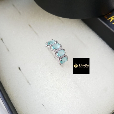 Picture of Stone Finger Ring For Women & Girls With Free Box (Imported ) - 1 Piece (M-FRC2061) - Ring