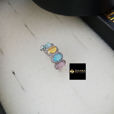 Picture of Stone Finger Ring For Women & Girls With Free Box (Imported ) - 1 Piece (M-FRC2061) - Ring