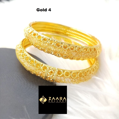 Picture of Multicolor Crystal Beads & Metal Bangles for Women and Girls Direct Factory Sale (Imported) MCB8081- 2 Pieces - Bangles