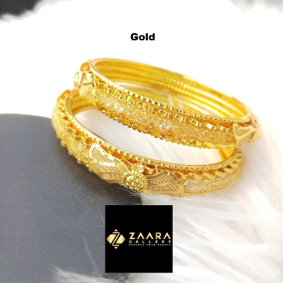 Picture of Multicolor Crystal Beads & Metal Bangles for Women and Girls Direct Factory Sale (Imported) MCB8081- 2 Pieces - Bangles