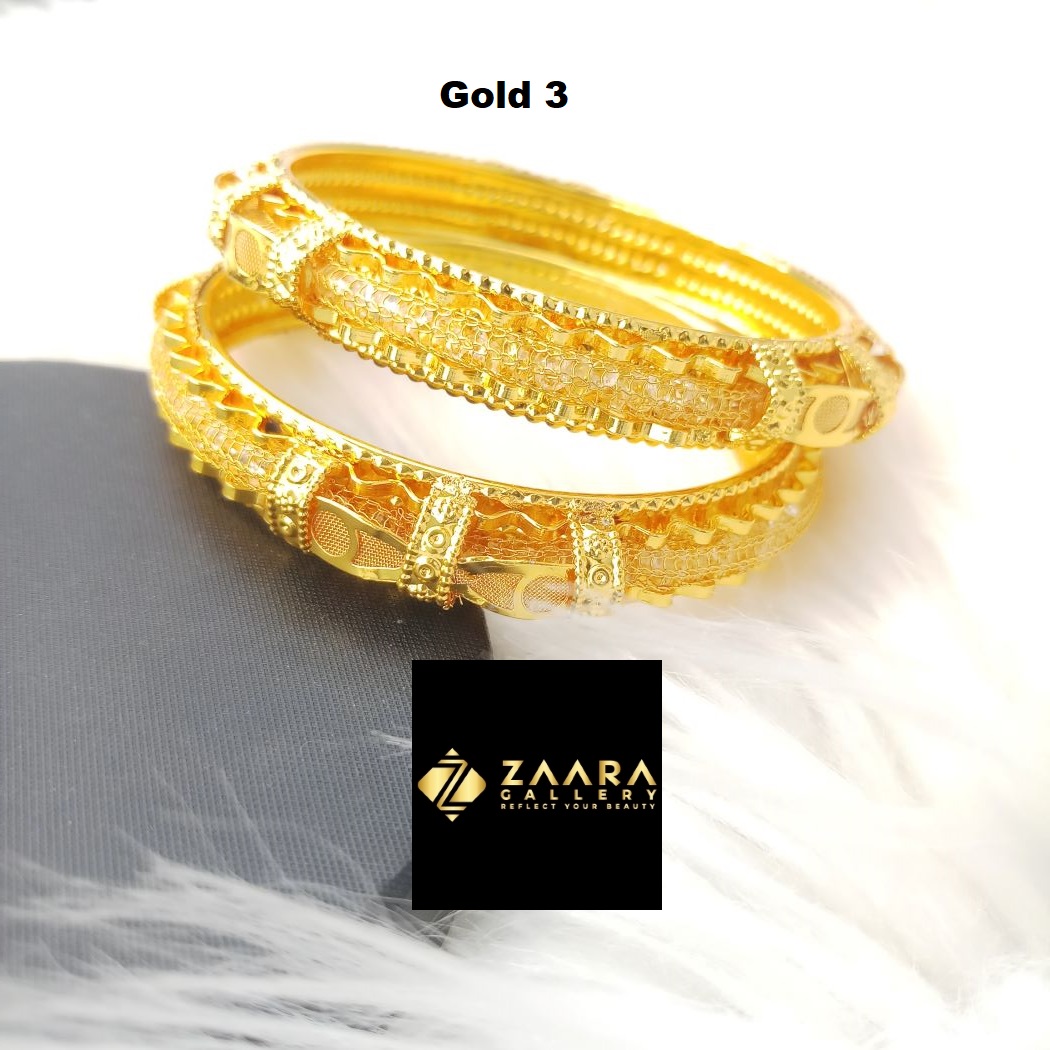 Picture of Multicolor Crystal Beads & Metal Bangles for Women and Girls Direct Factory Sale (Imported) MCB8081- 2 Pieces - Bangles