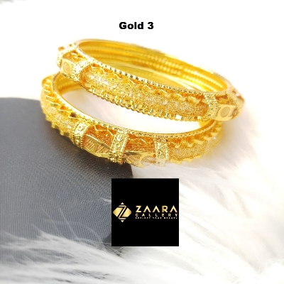 Picture of Multicolor Crystal Beads & Metal Bangles for Women and Girls Direct Factory Sale (Imported) MCB8081- 2 Pieces - Bangles