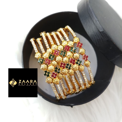 Picture of New Trendy Stone Bangles for Women (Imported)  - 8 Pieces M-TS66540 - Bangles for Women - Bangles - চুড়ি