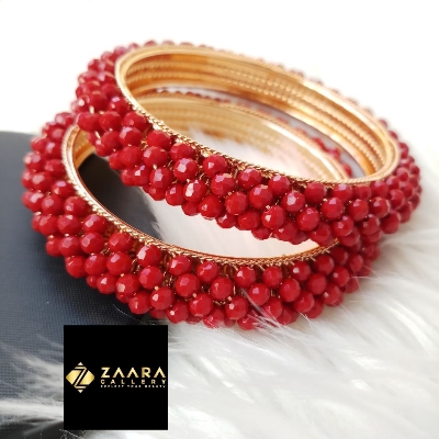 Picture of New Trendy Beads Bala Bangles for Women (Grade-1) (Imported) M-TM81020 - - 2 Pieces - Bangles