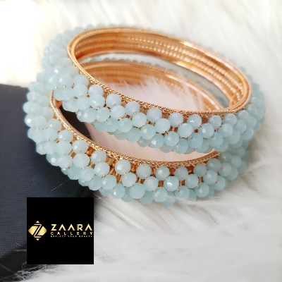 Picture of New Trendy Beads Bala Bangles for Women (Grade-1) (Imported) M-TM81020 - - 2 Pieces - Bangles