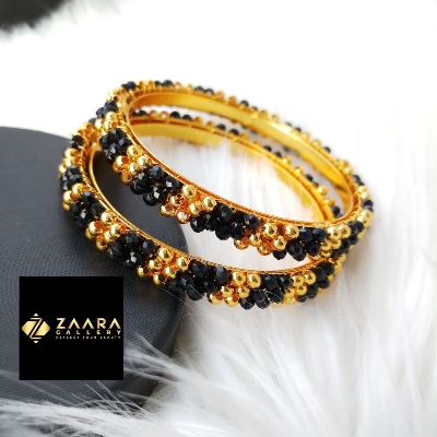 Picture of Trendy Metal and Beads Bangles for Women(Imported) M-TMB8102034  - 2 Pieces- Bangles