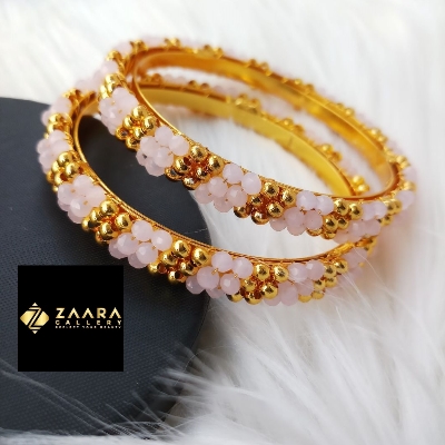 Picture of Trendy Metal and Beads Bangles for Women(Imported) M-TMB8102034  - 2 Pieces- Bangles