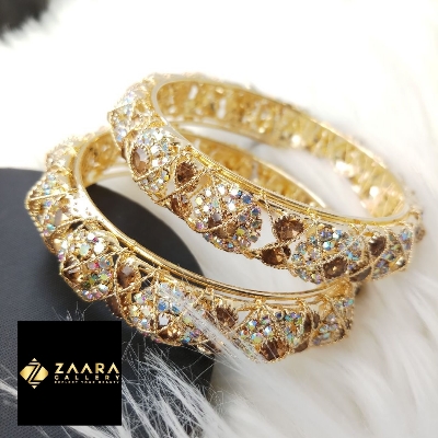 Picture of New Trendy Stone Bangles for Women (Imported) - 2 Pieces M-TS665408 - Bangles for Women - Bangles - চুড়ি