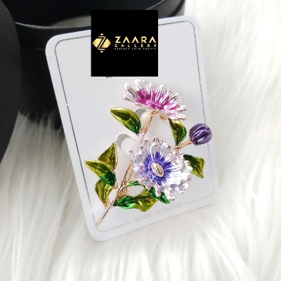 Picture of Brooch /Hijab Pin/ Metal Saree Pin for Women (Imported) M-BRC-1175 - 1 Piece - Brooch - Brooch for Women - হিজাব পিন