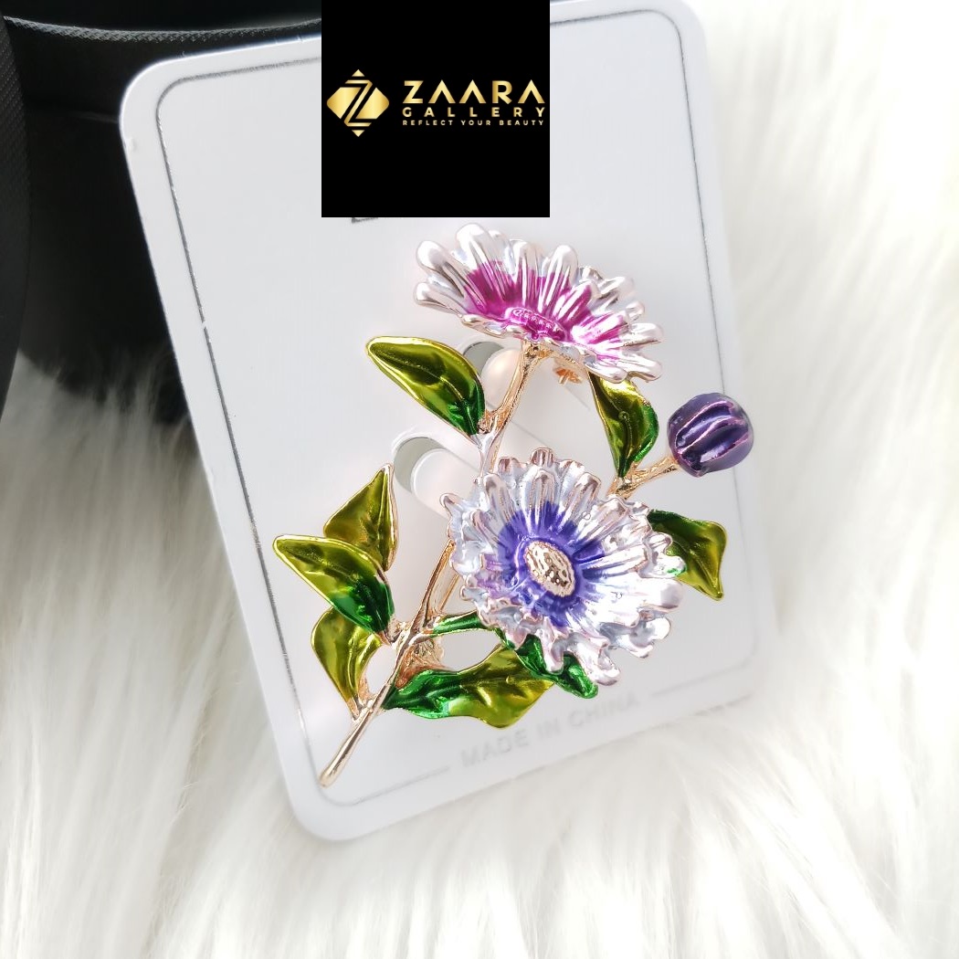 Picture of Brooch /Hijab Pin/ Metal Saree Pin for Women (Imported) M-BRC-1175 - 1 Piece - Brooch - Brooch for Women - হিজাব পিন