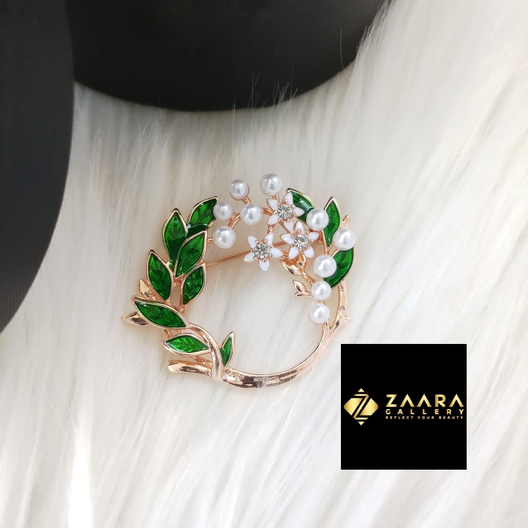 Picture of Brooch /Hijab Pin/ Metal Saree Pin for Women (Imported) M-BRC-1180 - 1 Piece - Brooch - Brooch for Women - হিজাব পিন