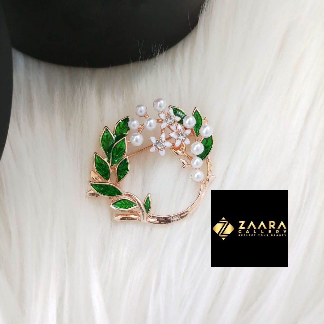 Picture of Brooch /Hijab Pin/ Metal Saree Pin for Women (Imported) M-BRC-1180 - 1 Piece - Brooch - Brooch for Women - হিজাব পিন