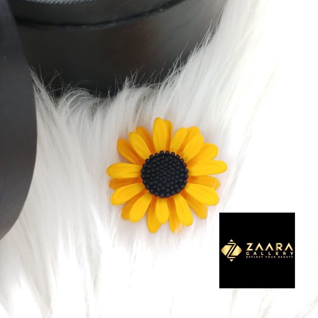 Picture of Sunflower Brooch /Hijab Pin/ Saree Pin for Women (Imported) M-BRC-1185 - 1 Piece - Brooch - Brooch for Women - হিজাব পিন