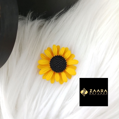 Picture of Sunflower Brooch /Hijab Pin/ Saree Pin for Women (Imported) M-BRC-1186 - 1 Piece - Brooch - Brooch for Women - হিজাব পিন