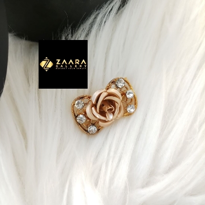 Picture of Stone & Metal Small Flower Brooch / Hijab Pin/ Saree Pin for Women (Imported) M-BRC1191 - 1 Piece - Brooch - Brooch for Women - হিজাব পিন