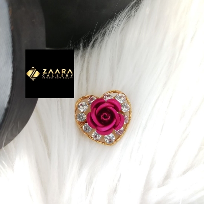 Picture of Stone & Metal Small Flower Brooch /Hijab Pin/ Saree Pin for Women (Imported) M-BRC11923- 1 Piece - Brooch - Brooch for Women - হিজাব পিন