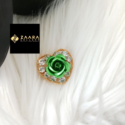 Picture of Stone & Metal Small Flower Brooch /Hijab Pin/ Saree Pin for Women (Imported) M-BRC11923- 1 Piece - Brooch - Brooch for Women - হিজাব পিন