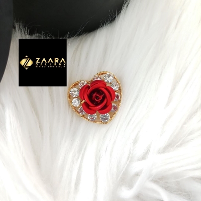 Picture of Stone & Metal Small Flower Brooch /Hijab Pin/ Saree Pin for Women (Imported) M-BRC11923- 1 Piece - Brooch - Brooch for Women - হিজাব পিন