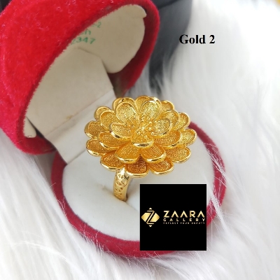 Picture of Tayeba Gold Color Finger Ring for Women and Girls With Free Box (Imported) M-TGR005 - Rings - Ring - Finger Ring