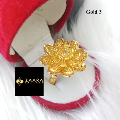 Picture of Tayeba Gold Color Finger Ring for Women and Girls With Free Box (Imported) M-TGR005 - Rings - Ring - Finger Ring