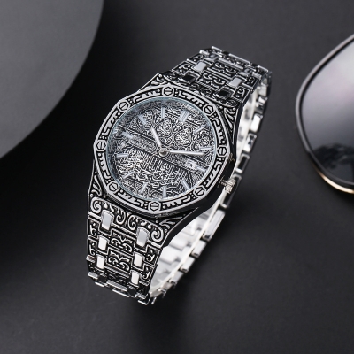 Picture of Ayatul Kursi Men Casual Watches Fashion Watch Quartz Watch Outdoor Wristwatches for Men - M1180/M1194 - Watch for Men