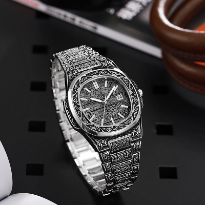 Picture of Zaara Gallery Ayatul Kursi Men Casual Watches Fashion Watch Quartz Watch Outdoor Wristwatches for Men - M1194/M1180 - Watch for Men