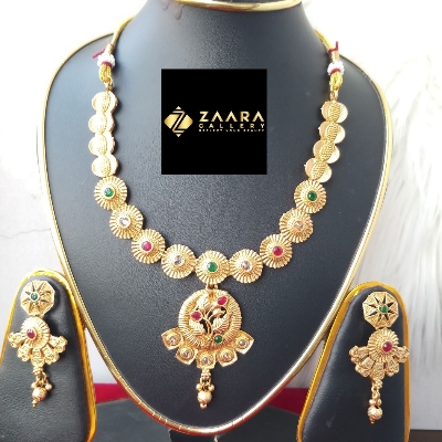 Picture of Imported Fashionable Wedding / Party / Bridal Copper Necklace & Earrings Set for Women Copper Necklace-A01 - Necklace Set for Women - Necklace Earrings Set