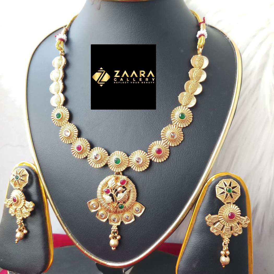 Picture of Imported Fashionable Wedding / Party / Bridal Copper Necklace & Earrings Set for Women Copper Necklace-A01 - Necklace Set for Women - Necklace Earrings Set