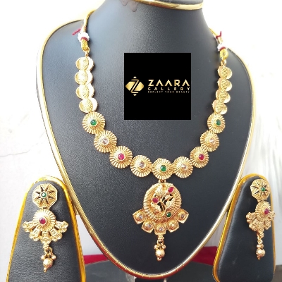 Picture of Imported Fashionable Wedding / Party / Bridal Copper Necklace & Earrings Set for Women Copper Necklace-A01 - Necklace Set for Women - Necklace Earrings Set