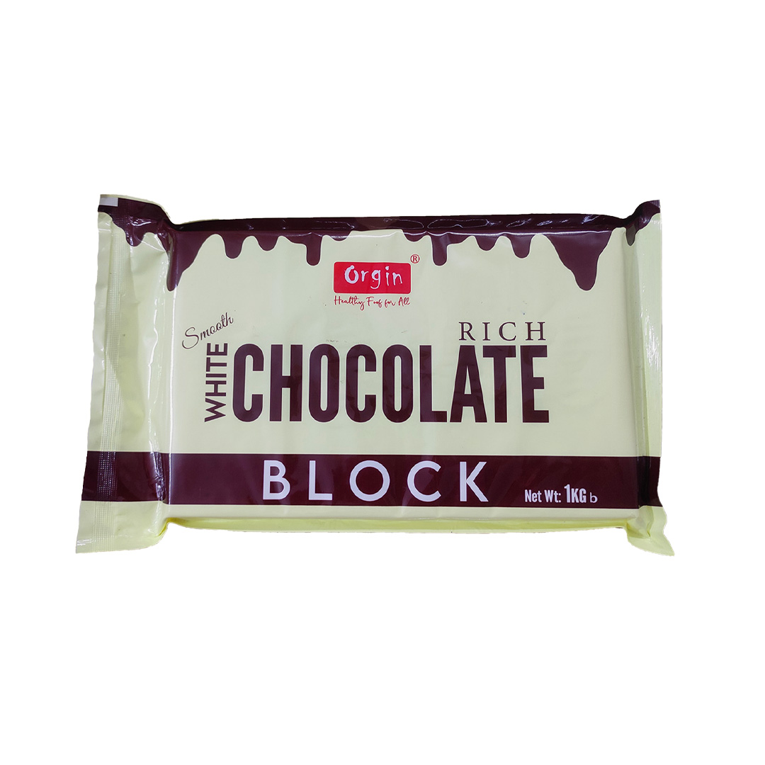 Picture of Orgin Rich Chocolate Block (White) 1kg