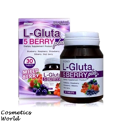 Sydney L-Gluta 5 Berry Plus Vitamins – 30 Capsule FlyMallonline shop bangladeshothoba.com