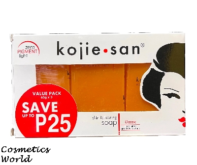 Kojie . san Skin Lightening Cleanser Soap Classic Dermatologically Tested - 65g FlyMallonline shop bangladeshothoba.com