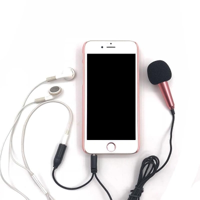 Picture of Portable Mini 3.5mm Stereo Studio Speech Audio Microphone for All Device