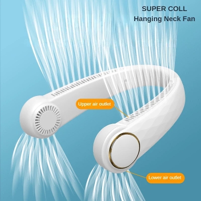 Picture of Summer Mini Bladeless Large Capacity Hanging Neck Fan