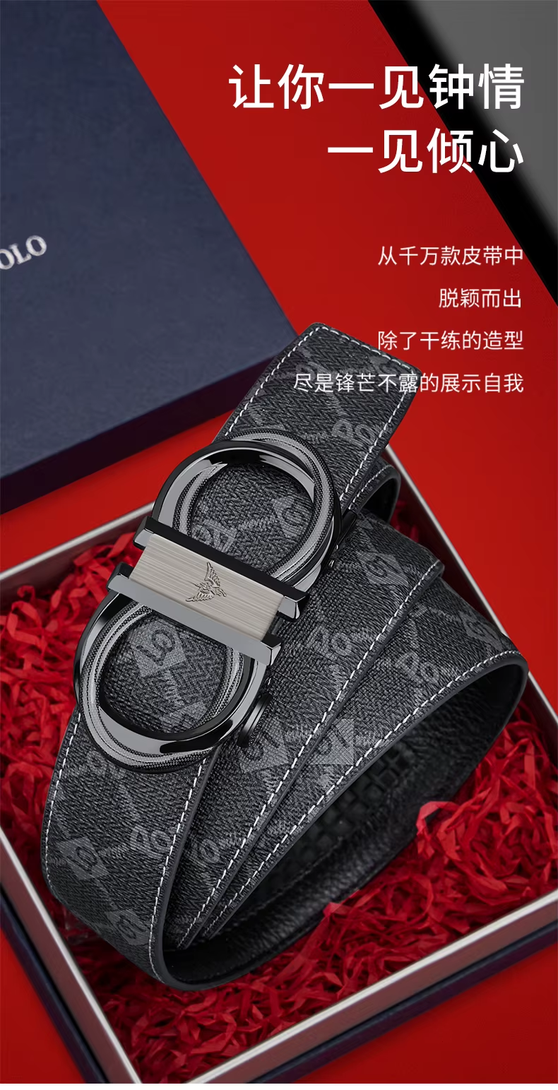 Picture of WilliamPOLO Men's Belt Famous Brand Belts Mens Belts Luxury Leather Belt For Men