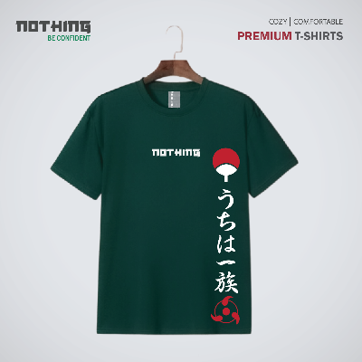 Picture of Japanese Anime Premium Nothing Brand T-Shirt - Dark Green