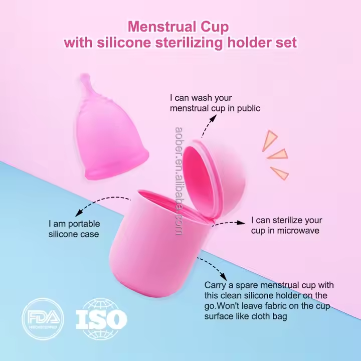 Picture of Womens Period Menstrual Cup Sterilizer Portable Storage Case (Only Case)