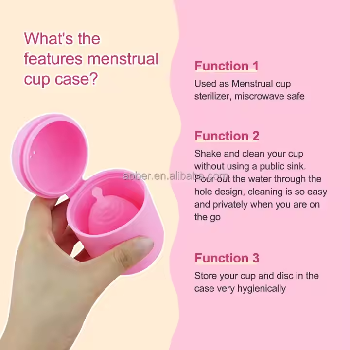 Picture of Womens Period Menstrual Cup Sterilizer Portable Storage Case (Only Case)