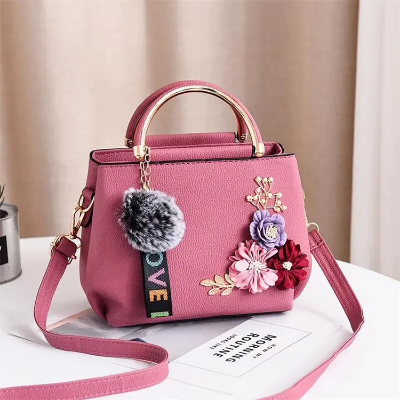 Picture of Professional Large Capacity Office Flower Print Purple Ladies Bag