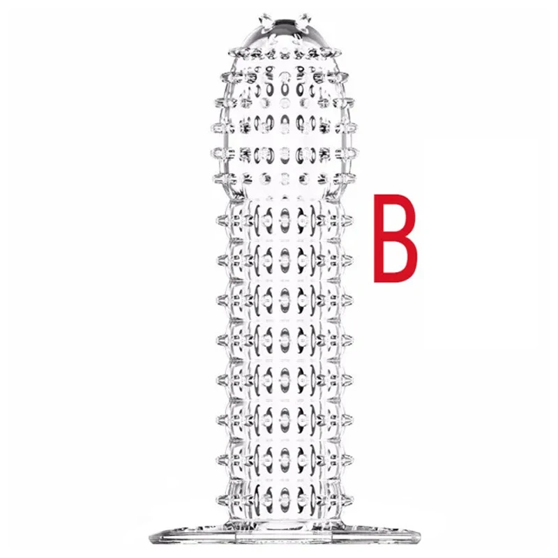 Picture of Multi-shape Spiked Set Adult Product clear Crystal Condom